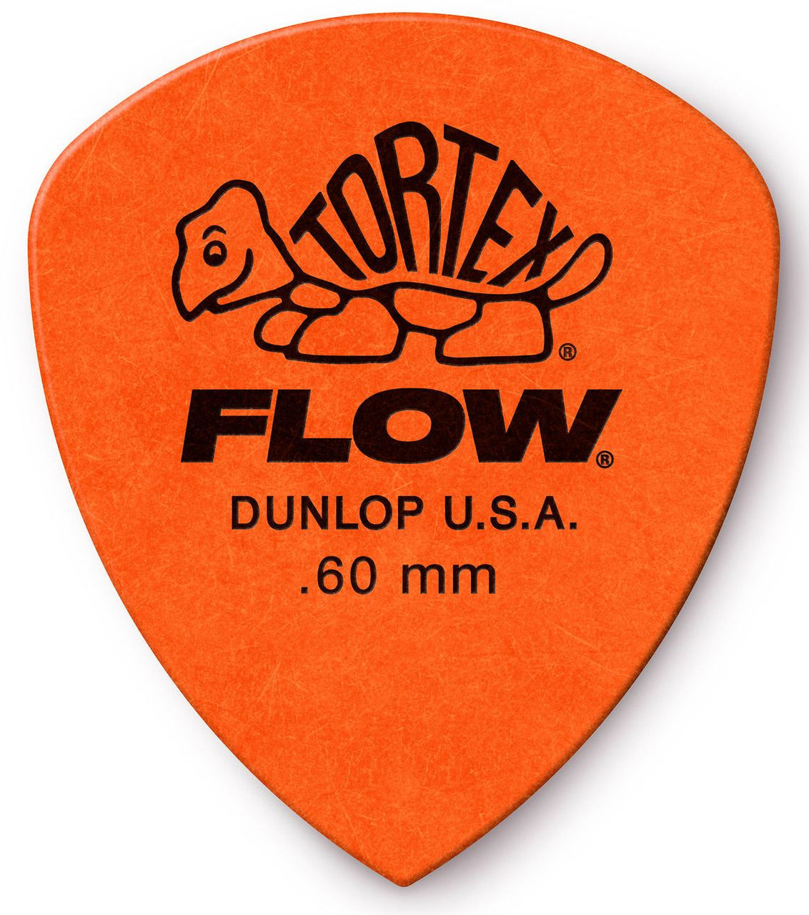 Dunlop Tortex Flow Standard Guitar Picks 558 Orange .60mm 72