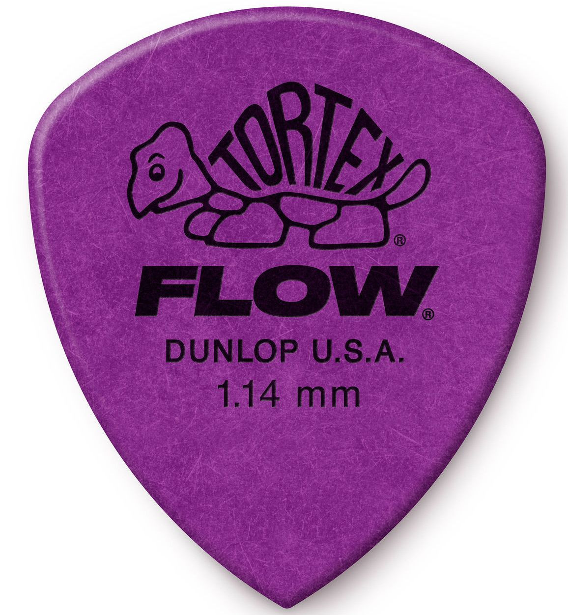 Dunlop Tortex Flow Standard Guitar Picks 558 Purple 1.14mm 72