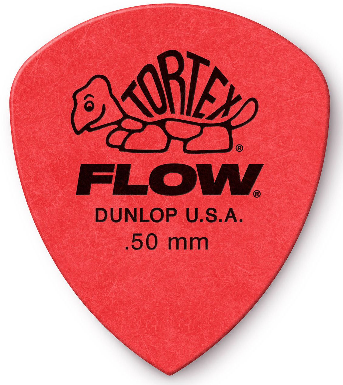 Dunlop Tortex Flow Standard Guitar Picks 558 Red .50mm 72 Refill Bag
