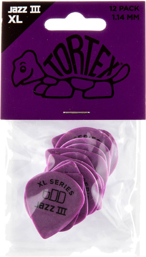 ブラックウィドー3.0 TORTEX® PITCH BLACK JAZZ III PICK 1.14MM - Dunlop
