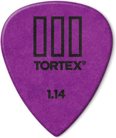 Dunlop Tortex TIII Guitar Picks 462 Purple 1.14mm 72 Refill Bag