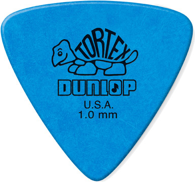 Dunlop Tortex Triangle Guitar Picks 431 Blue 1.0mm 72 Refill Bag
