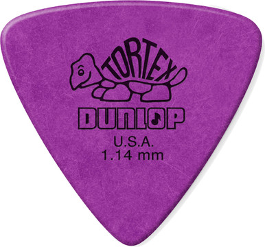 Dunlop Tortex Triangle Guitar Picks 431 Purple 1.14mm 72