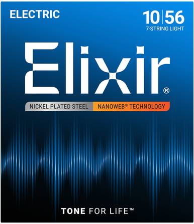 Elixir Nanoweb Coated Nickel Plated Electric 7-String Guitar