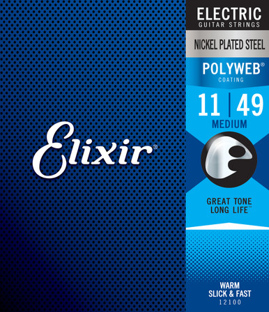 Elixir Polyweb Coated Nickel Plated Electric Guitar Strings