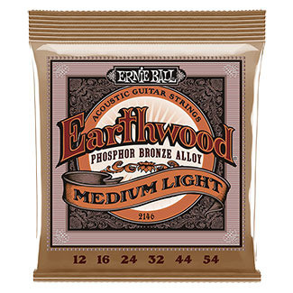 Ernie Ball 2146 Earthwood Phosphor Bronze Acoustic Guitar Strings