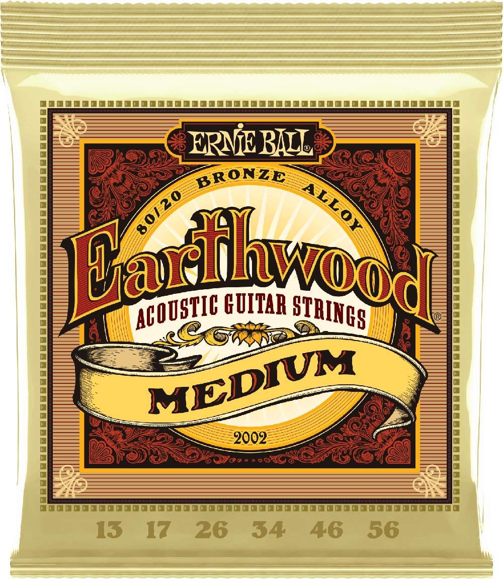 Ernie Ball Earthwood 80/20 Bronze Acoustic Guitar Strings 2002