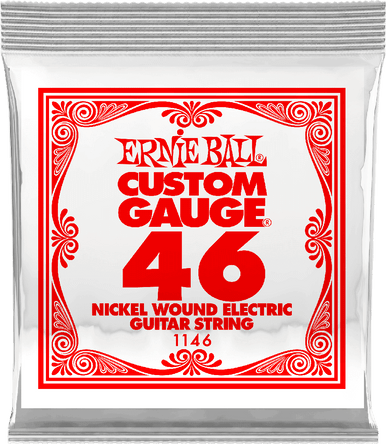 ネル Ernie Ball Nickel Wound Single Strings 1146 46