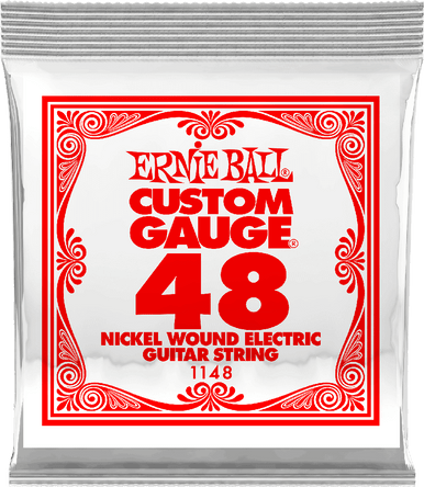 Ernie Ball Nickel Wound Single Strings 1148 48