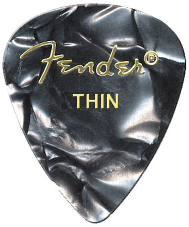 FENDER Médiator 351 premium White Moto Thin - Guitar MAniac