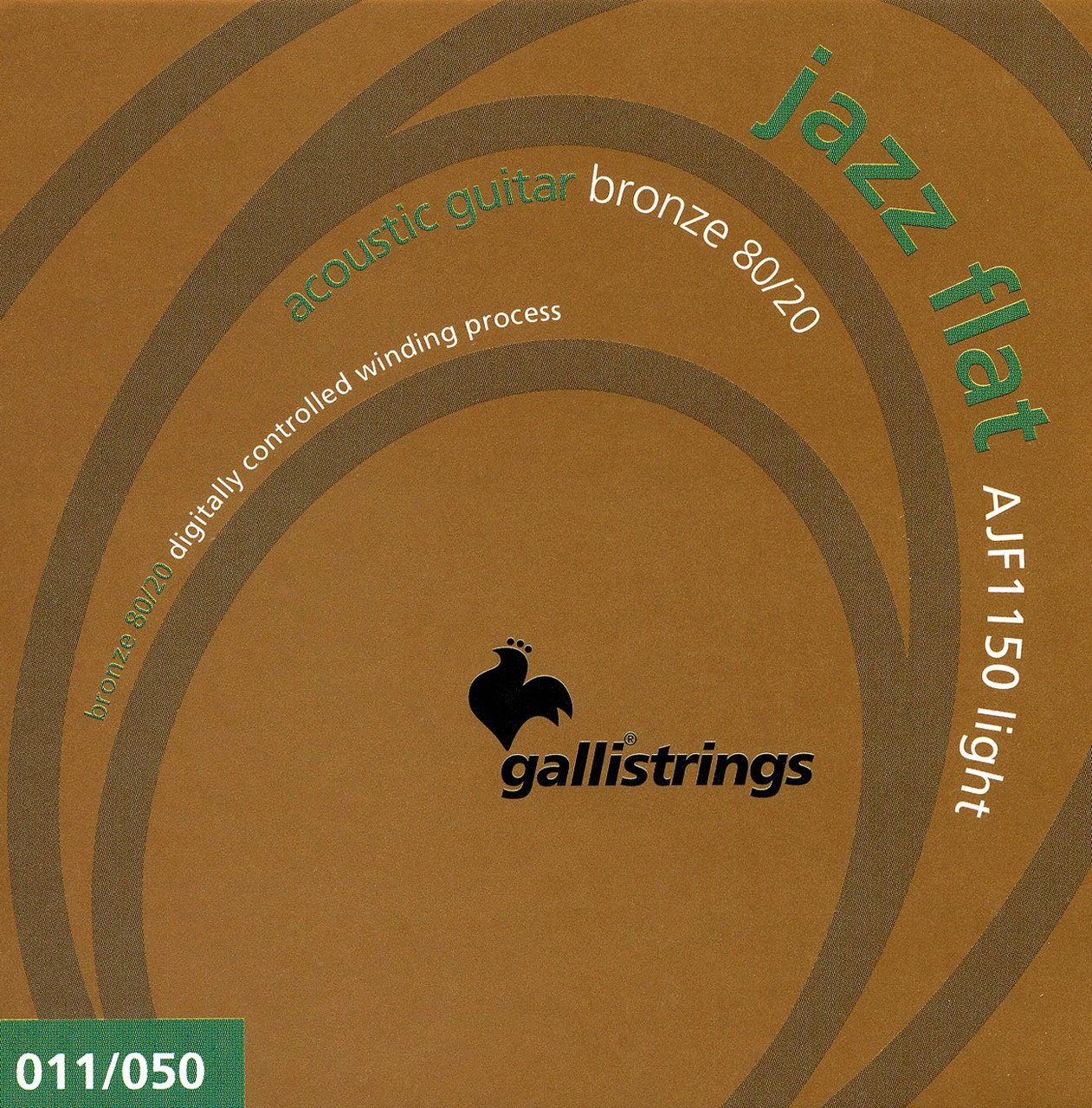 Galli AJF Jazz Flat 80/20 Bronze Acoustic Guitar Strings AJF1150
