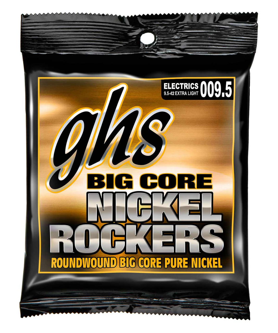 GHS Big Core Nickel Rockers Pure Nickel Electric Guitar Strings