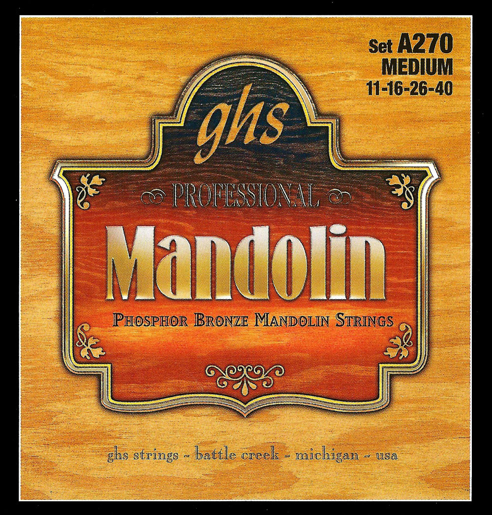 GHS Phosphor Bronze Mandolin Strings A270 Medium 11-40