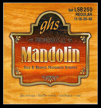 GHS LSB250 Silk and Bronze Mandolin Strings, Regular 11-40