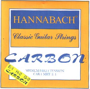 Hannabach Corde Per Chitarra Classica Serie 725 Medium/High Tension Goldin - Set Di 3 Corde Basse - 7257MHT - 5