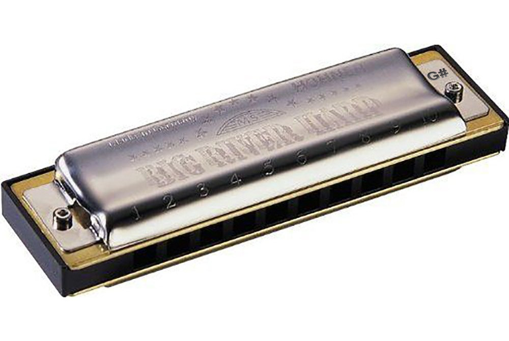 Hohner 590 Big River Harp Harmonica/Blues Harp 590BX-GSHRP Key of