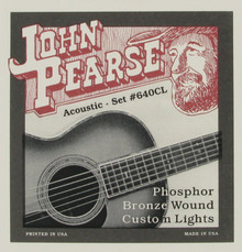 3 Set Corde Acustiche John Pearse #160SL - 80/20 Bronzo - Light - Made In USA