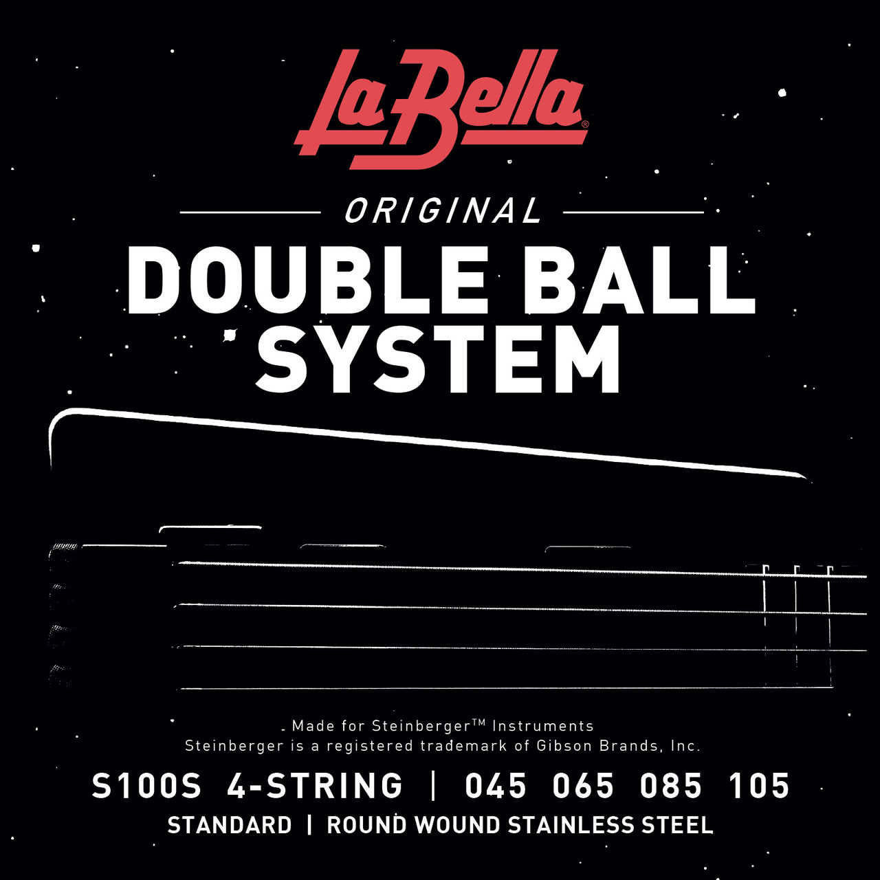 La Bella S100S Steinberger Double Ball End Electric Bass Strings