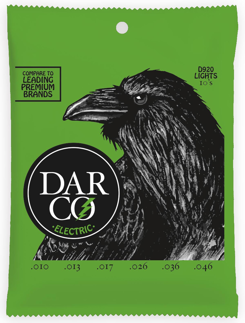 Darco Nickel Wound Electric Guitar Strings D920 Light 10-46