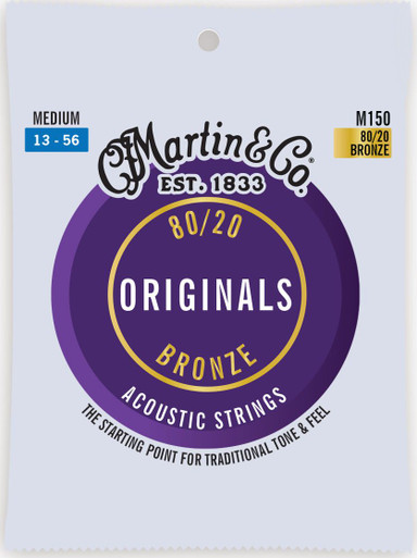 Martin M150 The Originals 80/20 Bronze Acoustic Guitar Strings