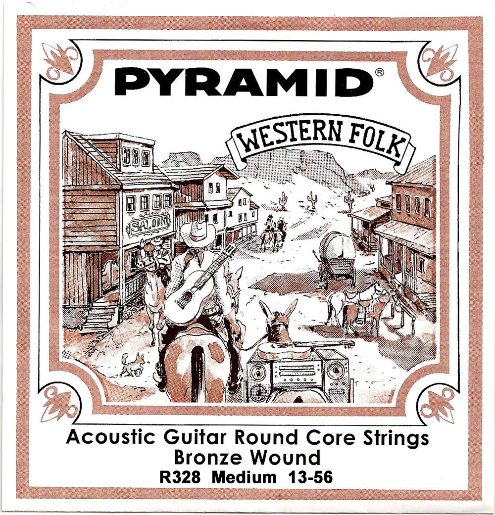 Pyramid Phosphor Bronze Round Core Acoustic Guitar Strings R328