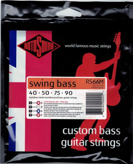 Rotosound RS66M Medium Scale 66 Stainless Steel Swing Electric
