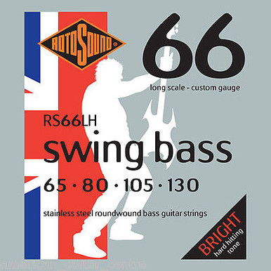 Corde Per Basso Rotosound Swing 66 – Set 4 Corde In Acciaio, Suono Iconico