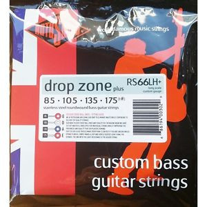 Rotosound RS66LD-11 Jeu De 4 Cordes Basse Électrique – Tirants 045-065-080-105 – Son Roundwound Puissant