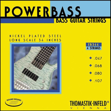 Thomastik-Infeld EB344 Powerbass Roundwound Bass Guitar Strings 47-107