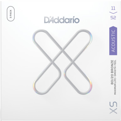 3 Set Bonus Pack - D'Addario XSABR1152 XS 80/20 Bronze Acoustic