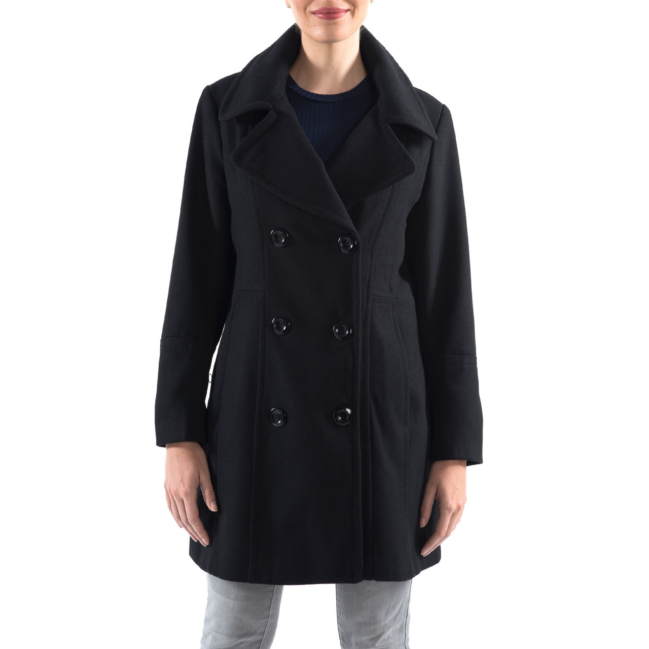  Women's Coat Jacket Double Breasted Overcoat Coat