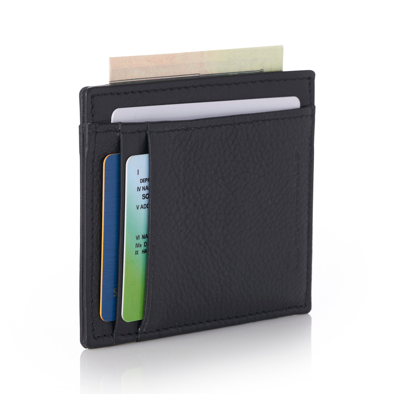 Alpine Swiss Men's Thin Front Pocket Wallet