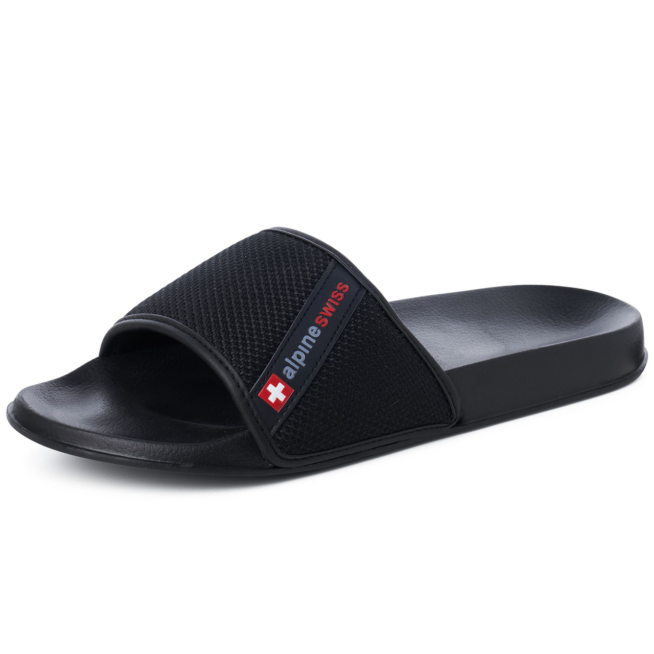 Alpine Swiss Athletic Slides For Men | Flip Flop Sandals House Shoes  Slippers For Men | Comfortable Lightweight \u0026 Water Friendly | Casual Open  Toe Slides - Alpine Swiss