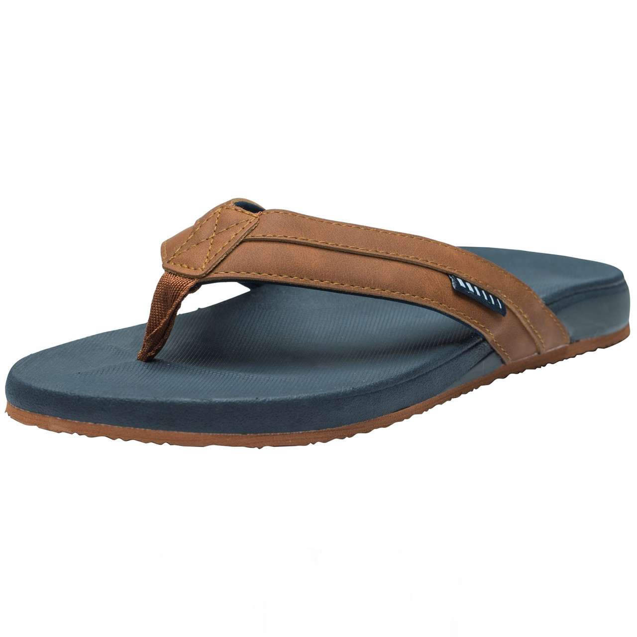 Alpine Swiss Trey Mens Flip Flops Cushioned Thong Beach Sandals