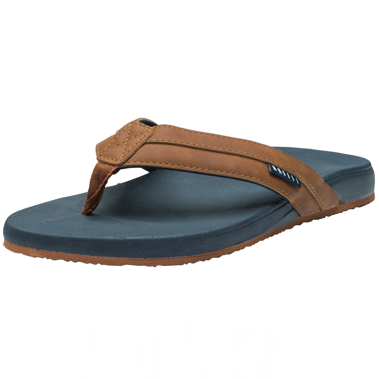 Wholesale Beach fashion men's slippers casual leather summer flip-flops  men's shoes From m.