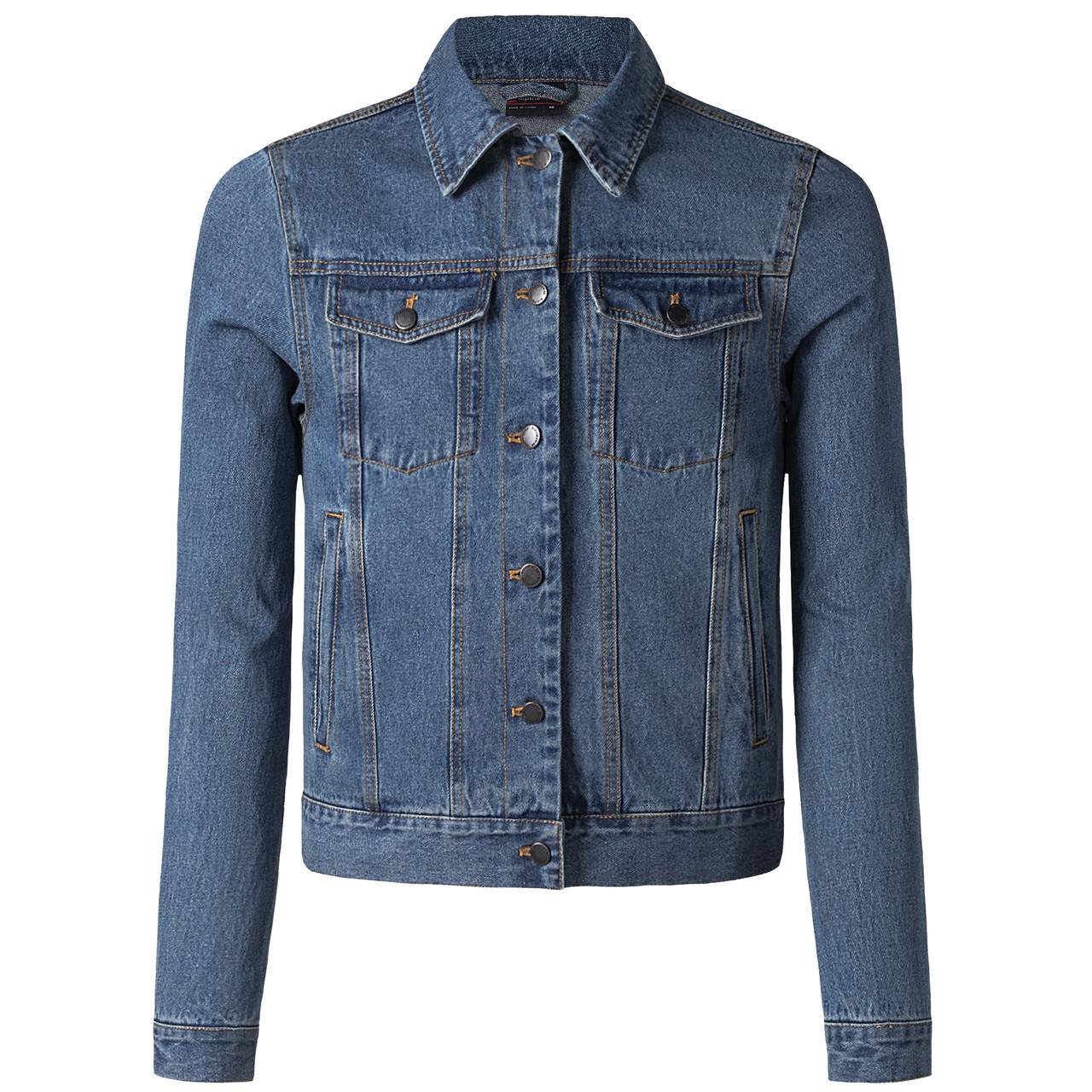 Men's Jacket Casual Denim Blazer Fashion Coat Trucker Jean Outwear Travel