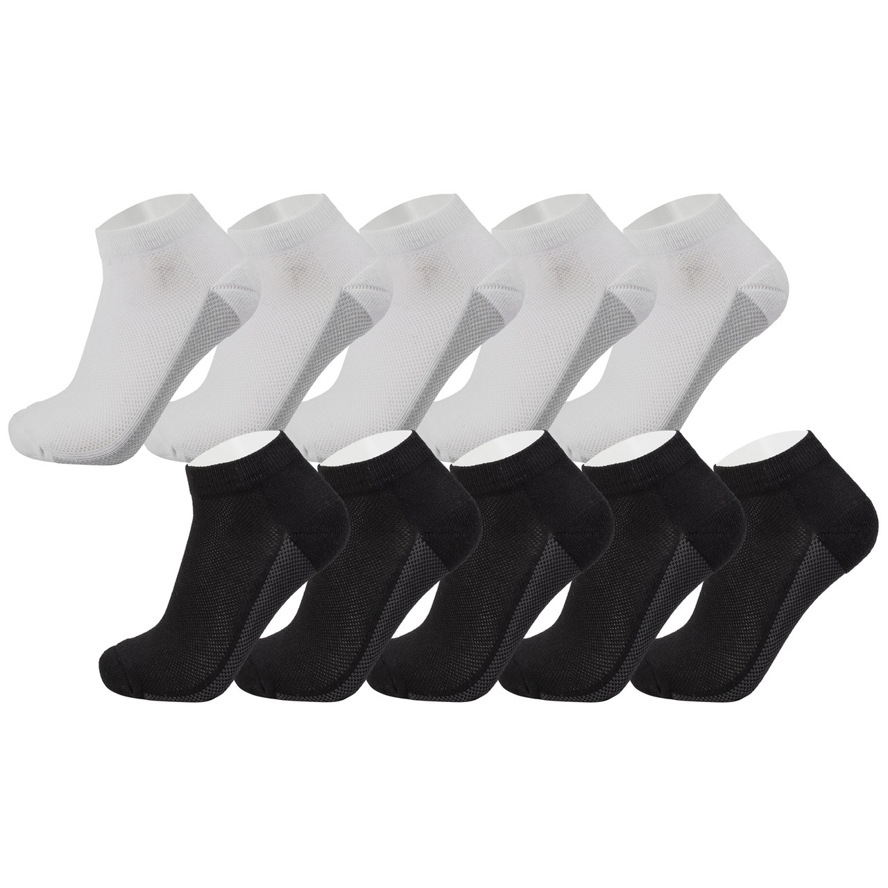 Alpine Swiss Mens 8 Pack Cotton Ankle Socks Athletic Performance