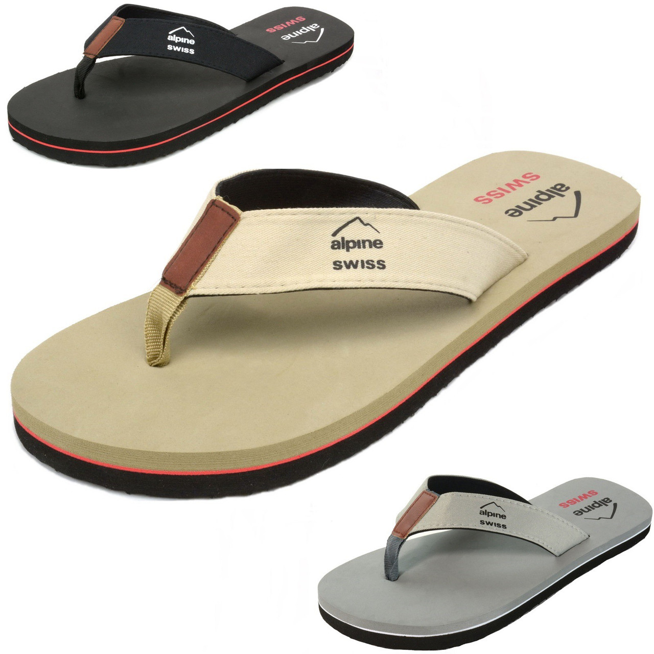 Alpine Swiss Mens Flip Flops | Lightweight Thong Sandals | Beach Sandals  with EVA Sole for Comfort | Stylish Durable Flip Flops for Men Perfect for  Casual Wear, Pool, and Outdoor Activities - Alpine Swiss