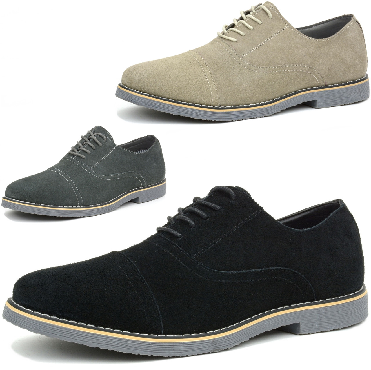 mens suede oxford shoes