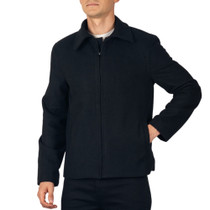 Alpine Swiss Grant Mens Jacket 28" James Dean Style Bomber with Zippered Pockets Size