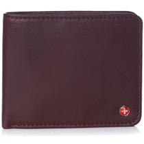 Alpine Swiss Double Diamond Mens RFID Slim Bifold - Alpine Swiss