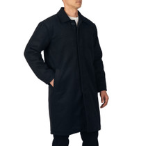 Alpine Swiss Mens Zach Knee Length Jacket Top Coat Trench Wool Blend Overcoat UPC