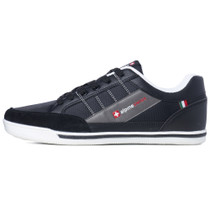 Alpine Swiss Mens Retro Sneakers Euro Vintage Inspired Low Top Shoes Suede Trim Stefan Fashion Sneakers Streetwear Casual Tennis Shoes UPC