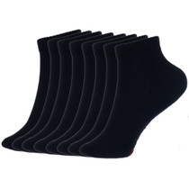 Alpine Swiss 8 Mens Ankle Socks Athletic Cotton Sock Size 6-12 Moisture Wick Cushion Quarter Length Sock Reinforced Heel Toe