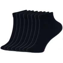 Alpine Swiss 8 Mens Ankle Socks Athletic Cotton Sock Size 6-12 Moisture Wick Cushion Quarter Length Sock Reinforced Heel Toe