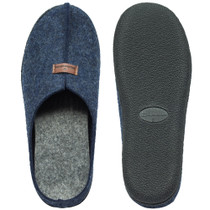 Alpine Swiss Mens Felt Faux Wool Clog Slippers Comfortable Cushion House Shoes UPC