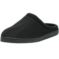 Alpine Swiss Mens Memory Foam Fleece Clog Slippers Wide Warm Slip On House Shoes Size