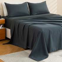Alpine Swiss 4 Piece Bed Sheet Set Queen King Soft Comfort Hotel Luxury Bedding Size