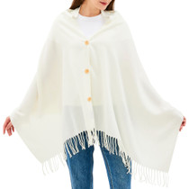 Alpine Swiss Womens Shawl Evening Wrap Pashmina Large Scarf Fringe Cape Poncho UPC