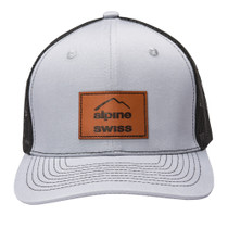 Alpine Swiss Mens Trucker Hat Snapback Mesh Back Cap Adjustable Baseball Cap UPC